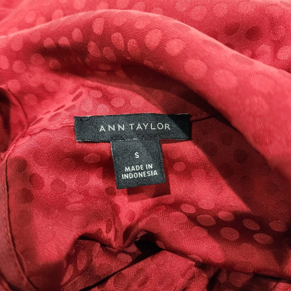 Ann Taylor Blouse Womens Sleeveless Halter Keyhole Button Small - Picture 6 of 9